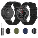 Cinturino in nylon con fibbia nera per Amazfit T-Rex Pro