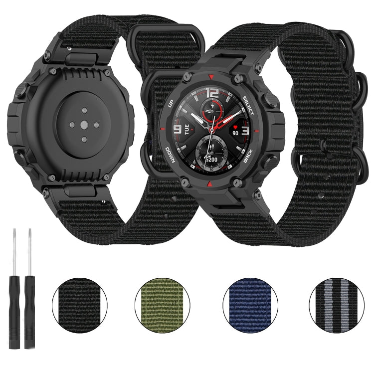 Cinturino in nylon con fibbia nera per Amazfit T-Rex Pro