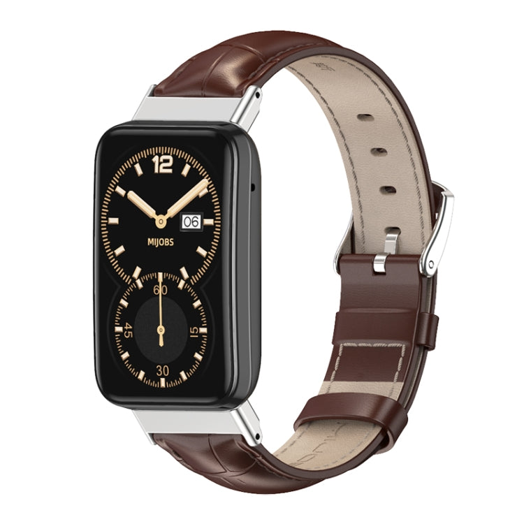 Cinturino in pelle bovina per Xiaomi Mi Band 7 Pro