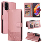 Custodia magnetica in pelle per Realme X7 Pro