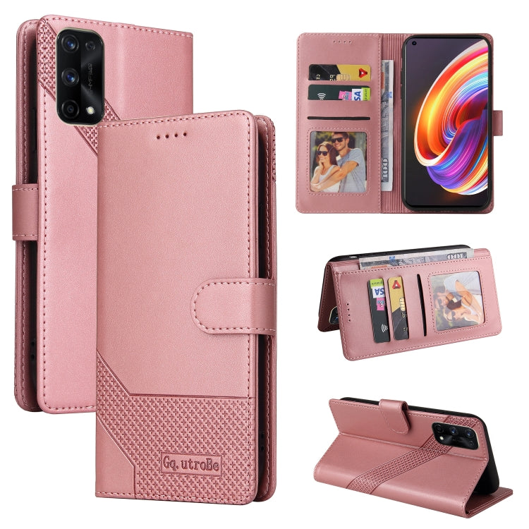 Custodia magnetica in pelle per Realme X7 Pro