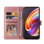 Custodia magnetica in pelle per Realme X7 Pro