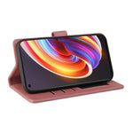 Custodia magnetica in pelle per Realme X7 Pro