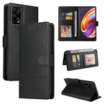 Custodia magnetica in pelle per Realme X7 Pro