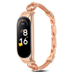 Cinturino metallo con catena in rame per Xiaomi Mi Band 3-7