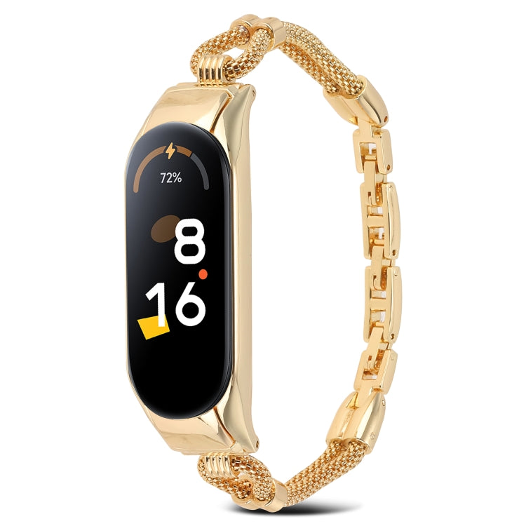 Cinturino metallo con catena in rame per Xiaomi Mi Band 3-7