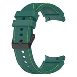 Cinturino in silicone con trama pelle per Samsung Galaxy Watch