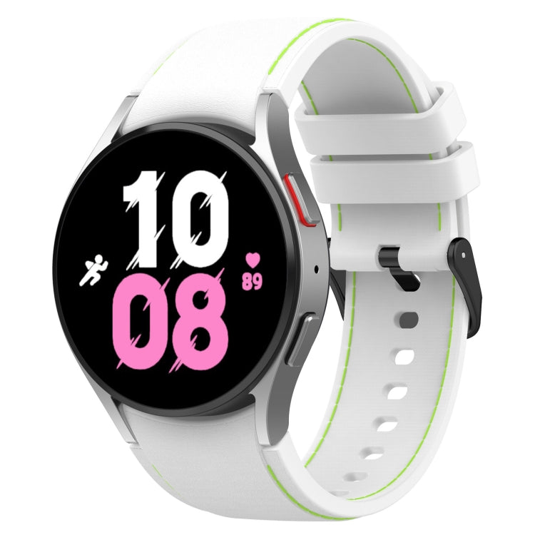 Cinturino in silicone con trama pelle per Samsung Galaxy Watch