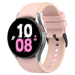 Cinturino in silicone con trama pelle per Samsung Galaxy Watch