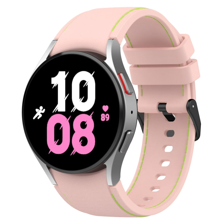 Cinturino in silicone con trama pelle per Samsung Galaxy Watch