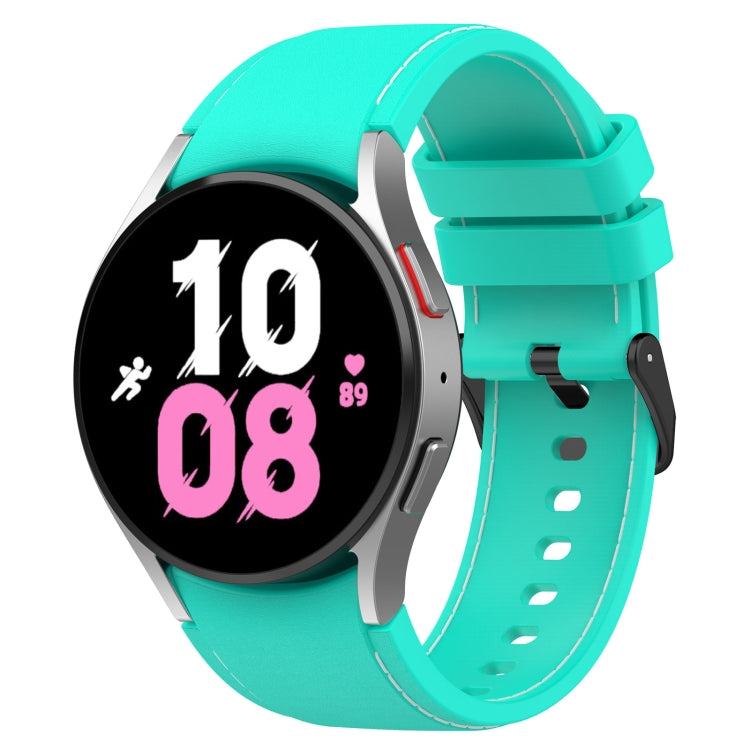 Cinturino in silicone con trama pelle per Samsung Galaxy Watch