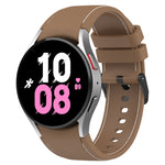 Cinturino in silicone con trama pelle per Samsung Galaxy Watch