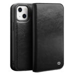 Custodia portafoglio in pelle per iPhone 14 Pro