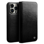 Custodia portafoglio in pelle per iPhone 14 Pro