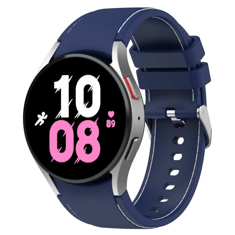 Cinturino in silicone effetto pelle per Samsung Galaxy Watch