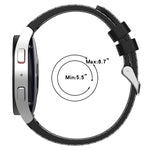 Cinturino in silicone effetto pelle per Samsung Galaxy Watch
