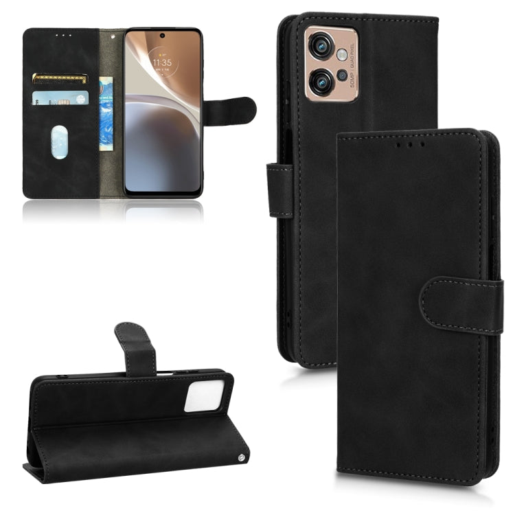 Custodia in pelle con vibrazione magnetica per Motorola Moto G32, T-Mobile Revvl