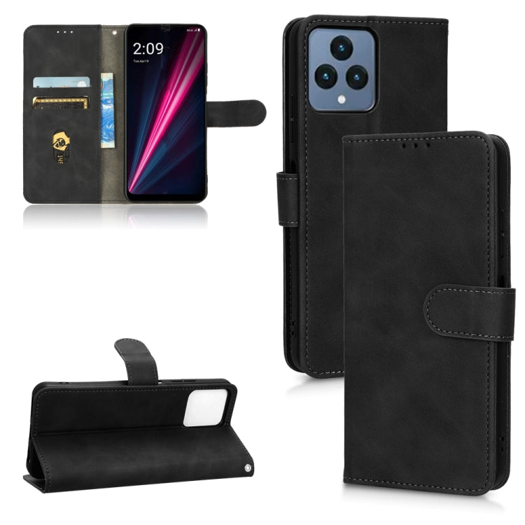 Custodia in pelle con vibrazione magnetica per Motorola Moto G32, T-Mobile Revvl