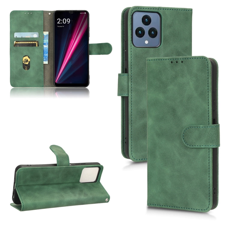 Custodia in pelle con vibrazione magnetica per Motorola Moto G32, T-Mobile Revvl