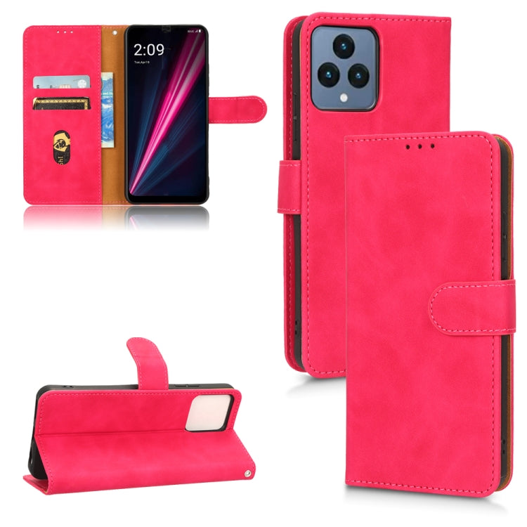 Custodia in pelle con vibrazione magnetica per Motorola Moto G32, T-Mobile Revvl