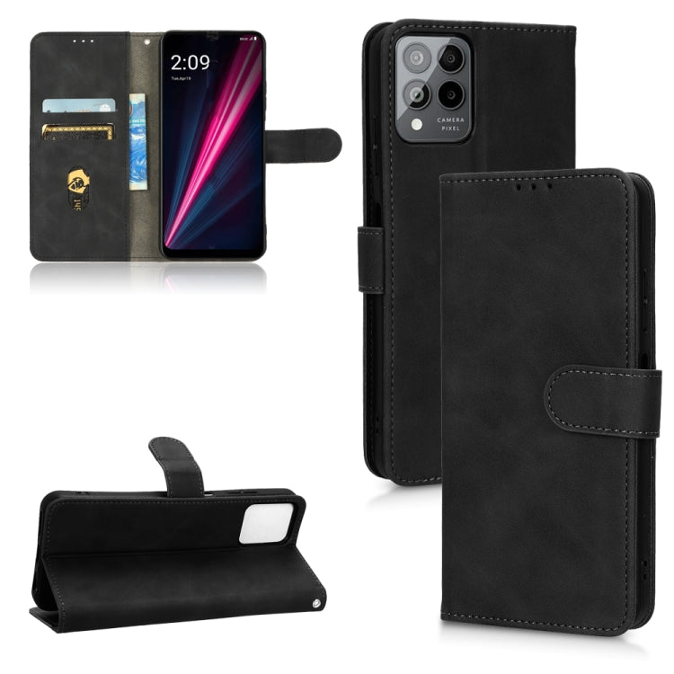 Custodia in pelle con vibrazione magnetica per Motorola Moto G32, T-Mobile Revvl