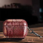Custodia protettiva effetto pelle snakeskin per AirPods 3