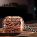 Custodia protettiva effetto pelle snakeskin per AirPods 3