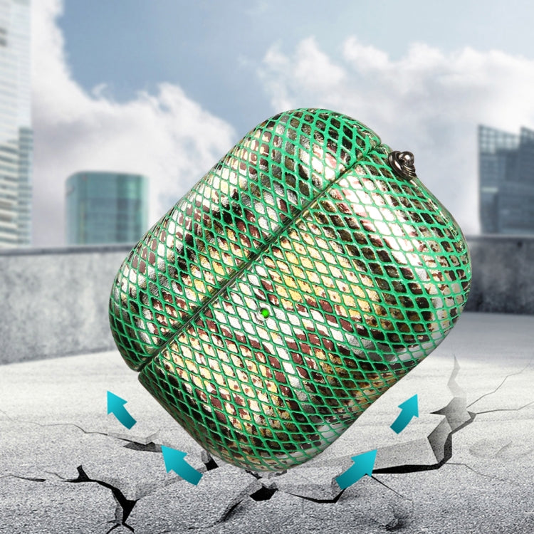 Custodia protettiva effetto pelle snakeskin per AirPods 3