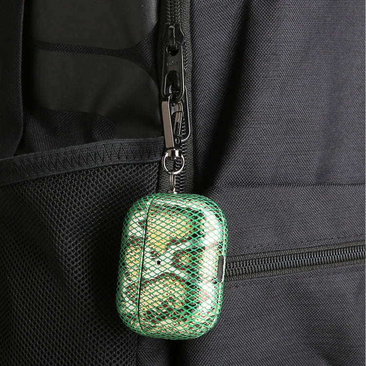 Custodia protettiva effetto pelle snakeskin per AirPods 3
