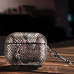 Custodia protettiva effetto pelle snakeskin per AirPods 3