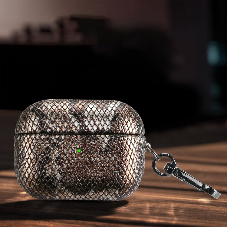 Custodia protettiva effetto pelle snakeskin per AirPods 3