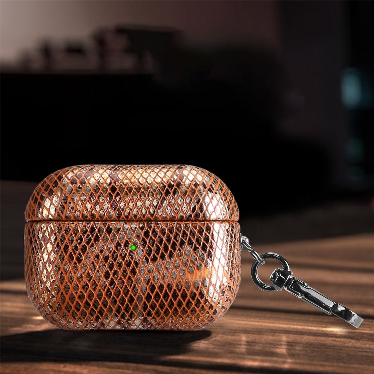 Custodia protettiva effetto pelle snakeskin per AirPods 3