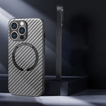 Custodia in fibra di carbonio magnetica per iPhone 13 Pro