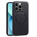 Custodia in fibra di carbonio magnetica per iPhone 13 Pro