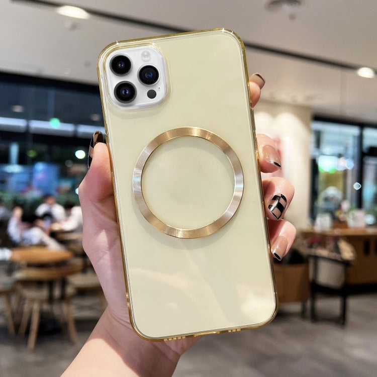 Custodia TPU MagSafe con texture CD per iPhone 13 mini