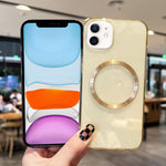 Custodia TPU MagSafe con texture CD per iPhone 11 Pro Max