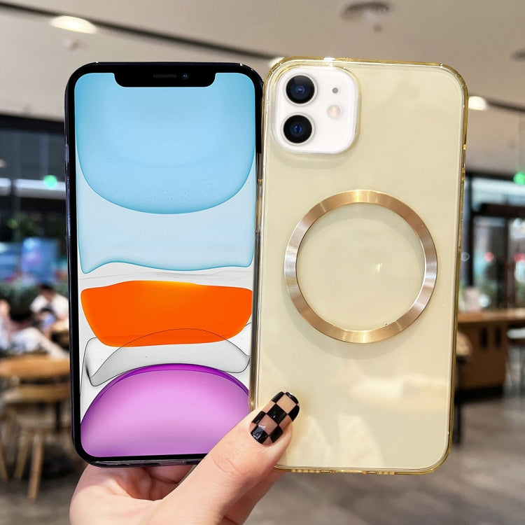 Custodia TPU MagSafe con texture CD per iPhone 11 Pro Max