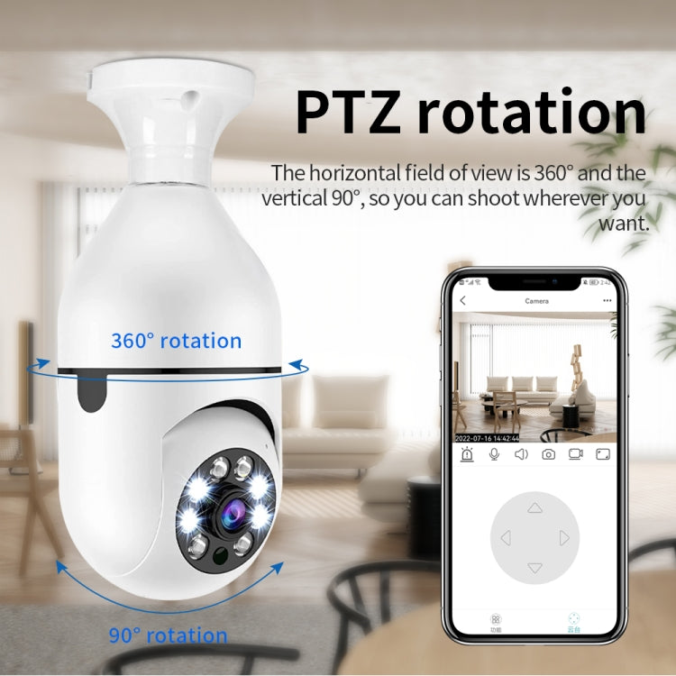 Lampadina WiFi con Telecamera 2MP HD e Memoria 8GB