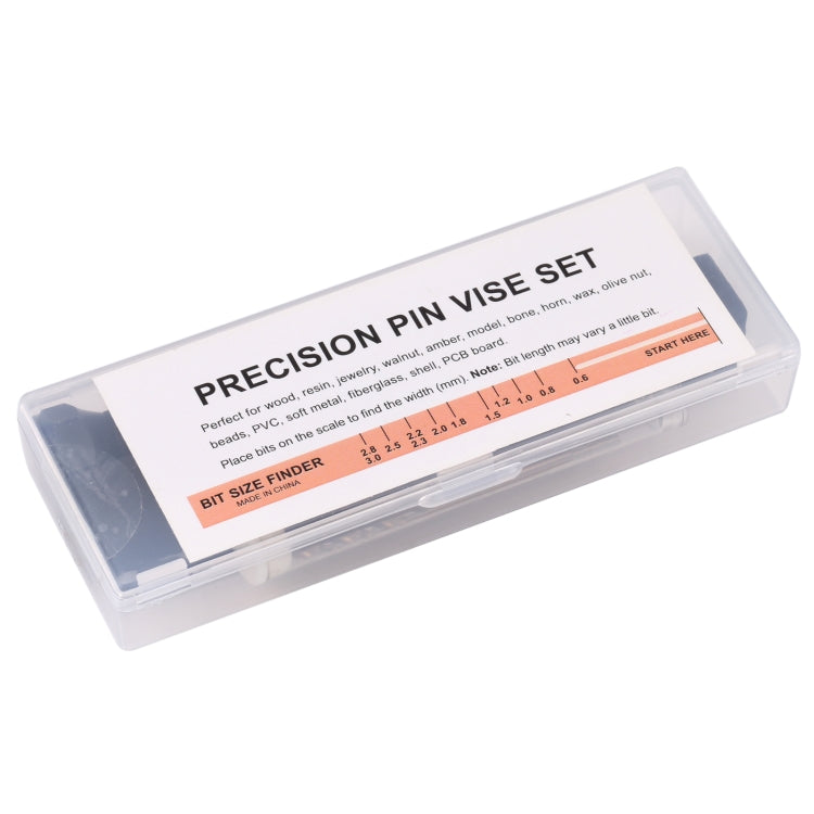 Set punte mini elicoidali precisione per trapano a mano