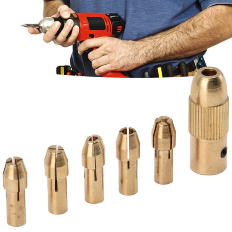 Clip mandrino per trapano in rame 10x5x3 cm