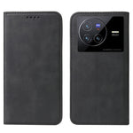 Custodia in pelle con chiusura magnetica per vivo X80 e modelli compatibili