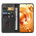 Custodia in pelle con chiusura magnetica per vivo X80 e modelli compatibili
