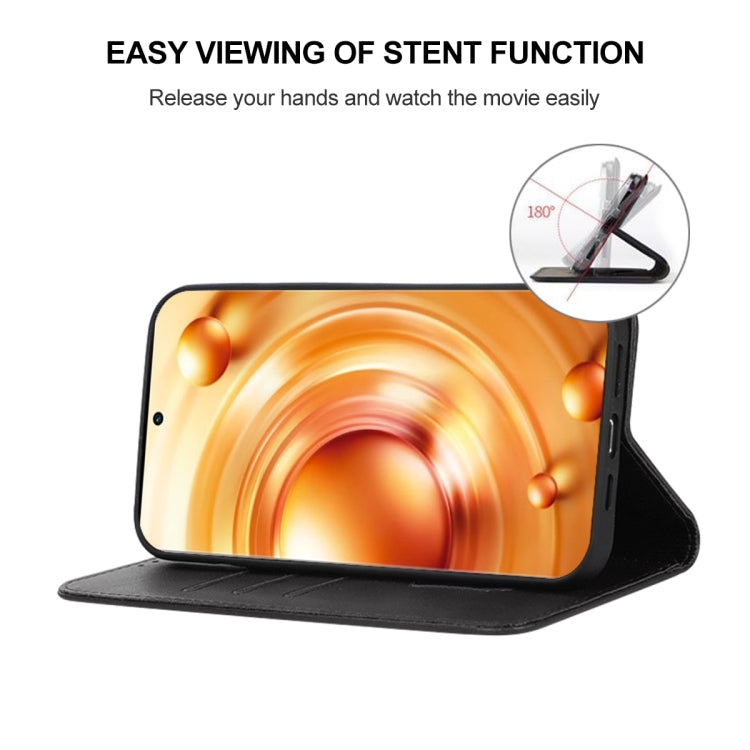 Custodia in pelle con chiusura magnetica per vivo X80 e modelli compatibili