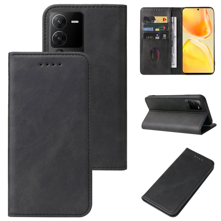 Custodia in pelle con chiusura magnetica per vivo X80 e modelli compatibili