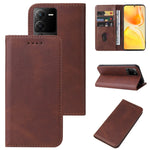 Custodia in pelle con chiusura magnetica per vivo X80 e modelli compatibili