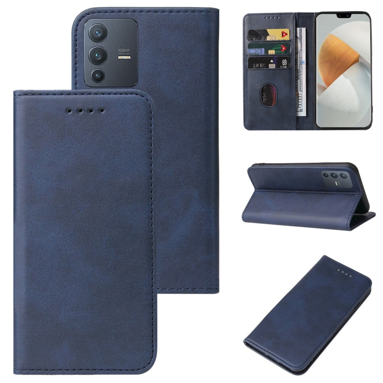 Custodia in pelle con chiusura magnetica per vivo X80 e modelli compatibili