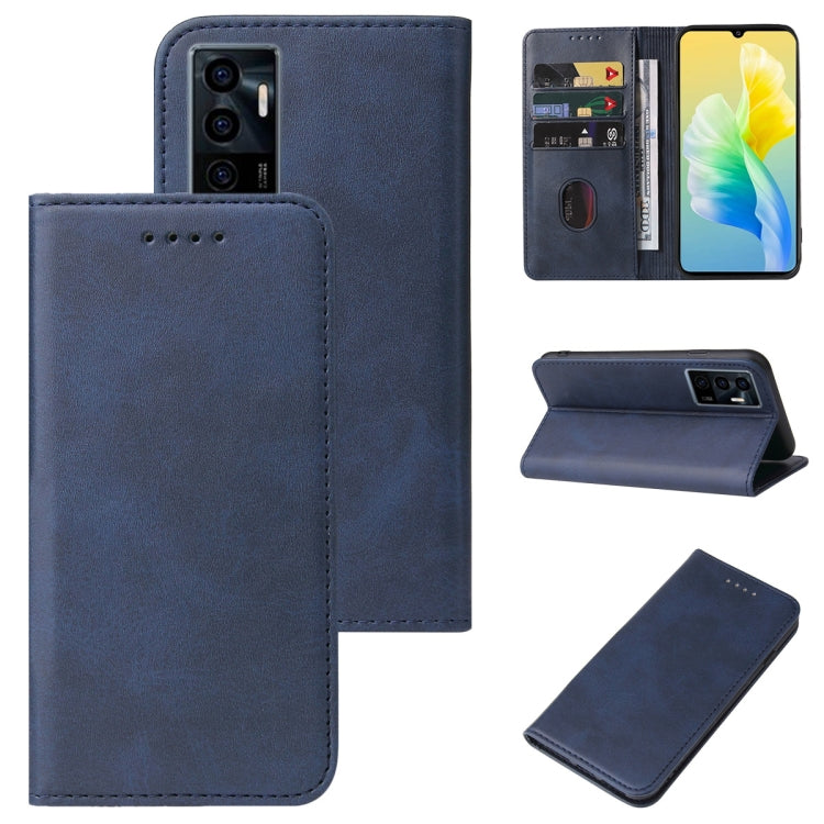 Custodia in pelle con chiusura magnetica per vivo X80 e modelli compatibili