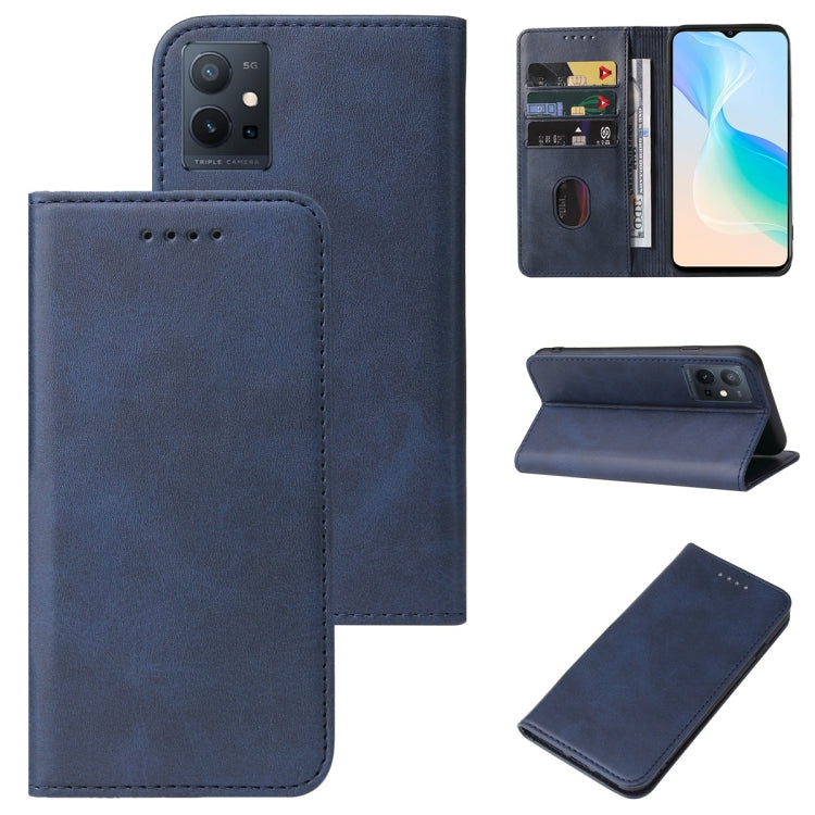 Custodia in pelle con chiusura magnetica per vivo X80 e modelli compatibili