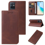 Custodia in pelle con chiusura magnetica per vivo X80 e modelli compatibili