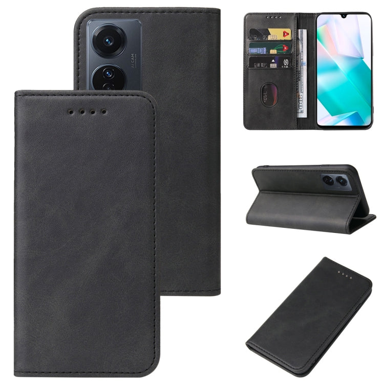 Custodia in pelle con chiusura magnetica per smartphone vivo